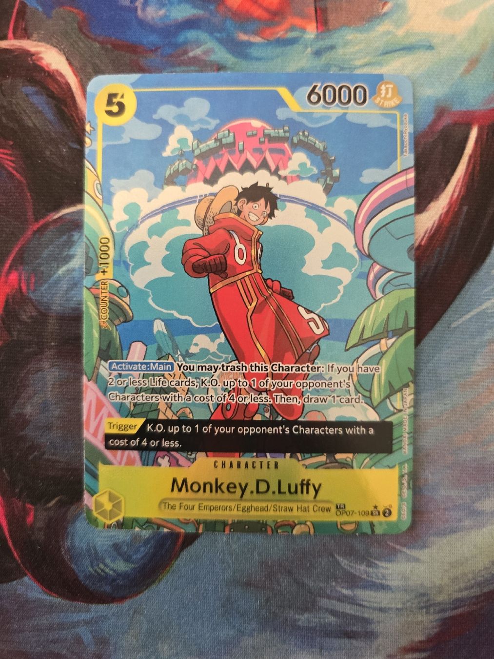 Bandai Carte collezionabili: Carte One Piece Monkey D. Luffy op07-109 – Nuovo (secondo la descrizione) da Cointrin venduto da PokeAku