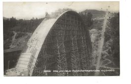 Alte und neue Hundwilertobelbrücke (AR) Bauphase - 1923-1925