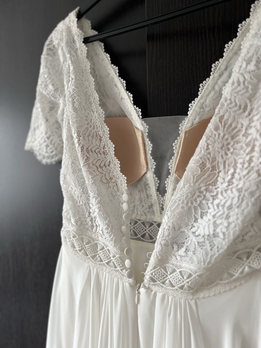 Kleider: Brautkleid Gr. 36 Boho – Neu (gemäss Beschreibung) aus Erlach von sch_w9np 5