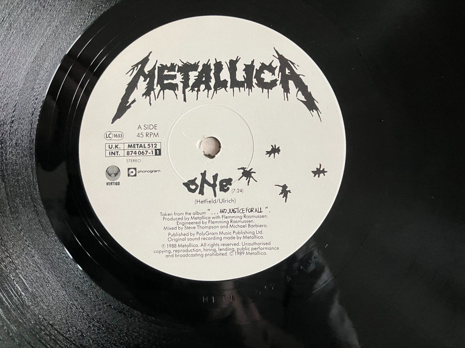 Dischi in vinile: Metallica – Usato da Aarwangen venduto da Jukebox3 6