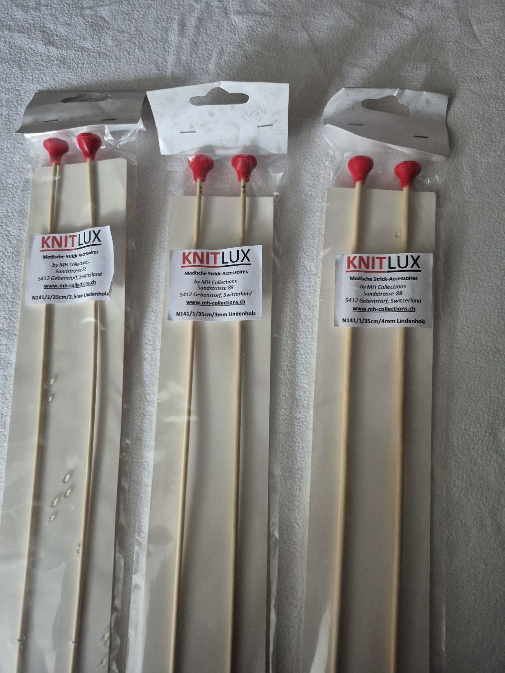 Ferri: aiguilles à tricoté  – Nuovo e nell'imballaggio originale da Obermumpf venduto da Dadacaramel