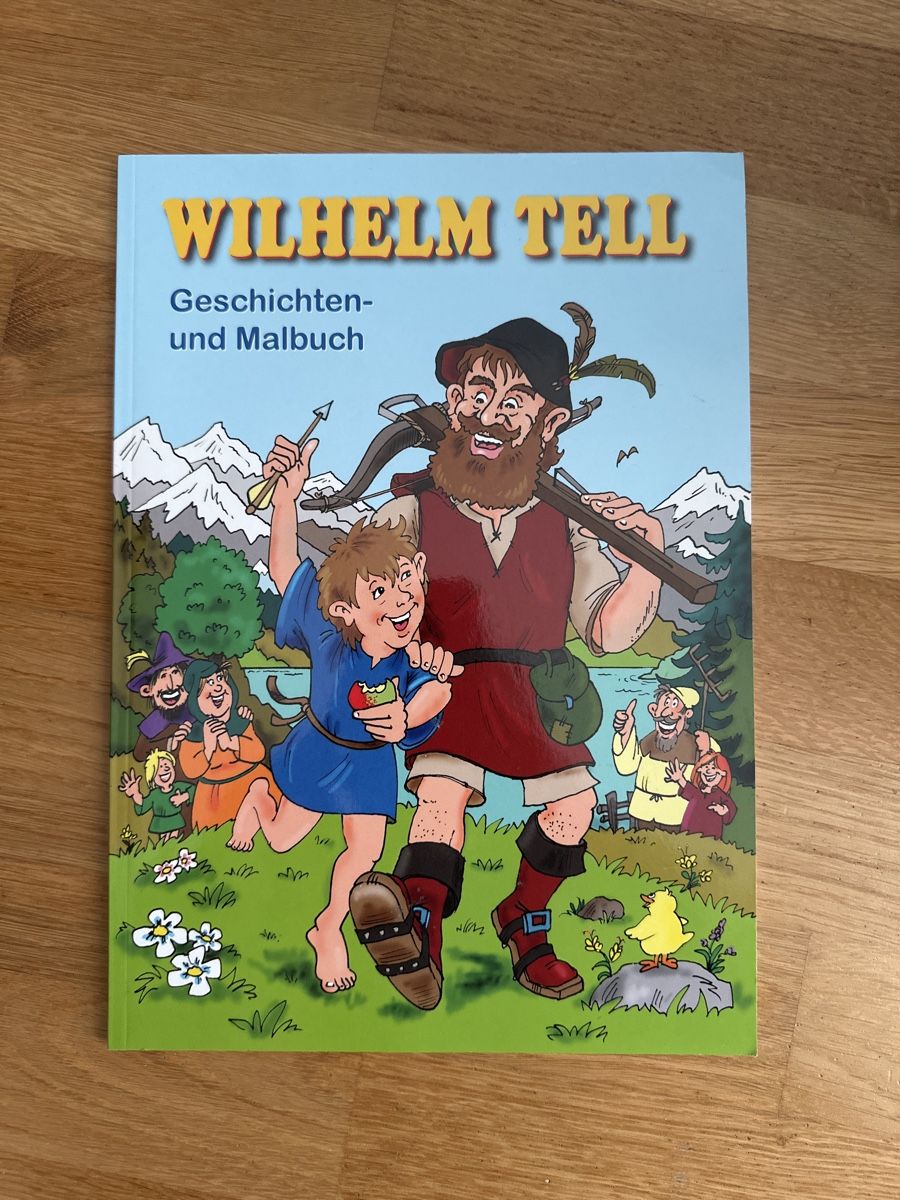 Libri: Wilhelm Tell Geschichten- und Malbuch – Usato da Rüti ZH venduto da Kiwi02
