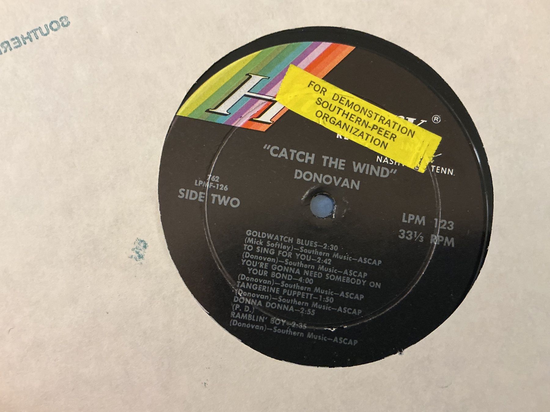 Schallplatten: Donovan LP - Catch The Wind – Gebraucht aus Winterthur von Tumko-Vinyl 1