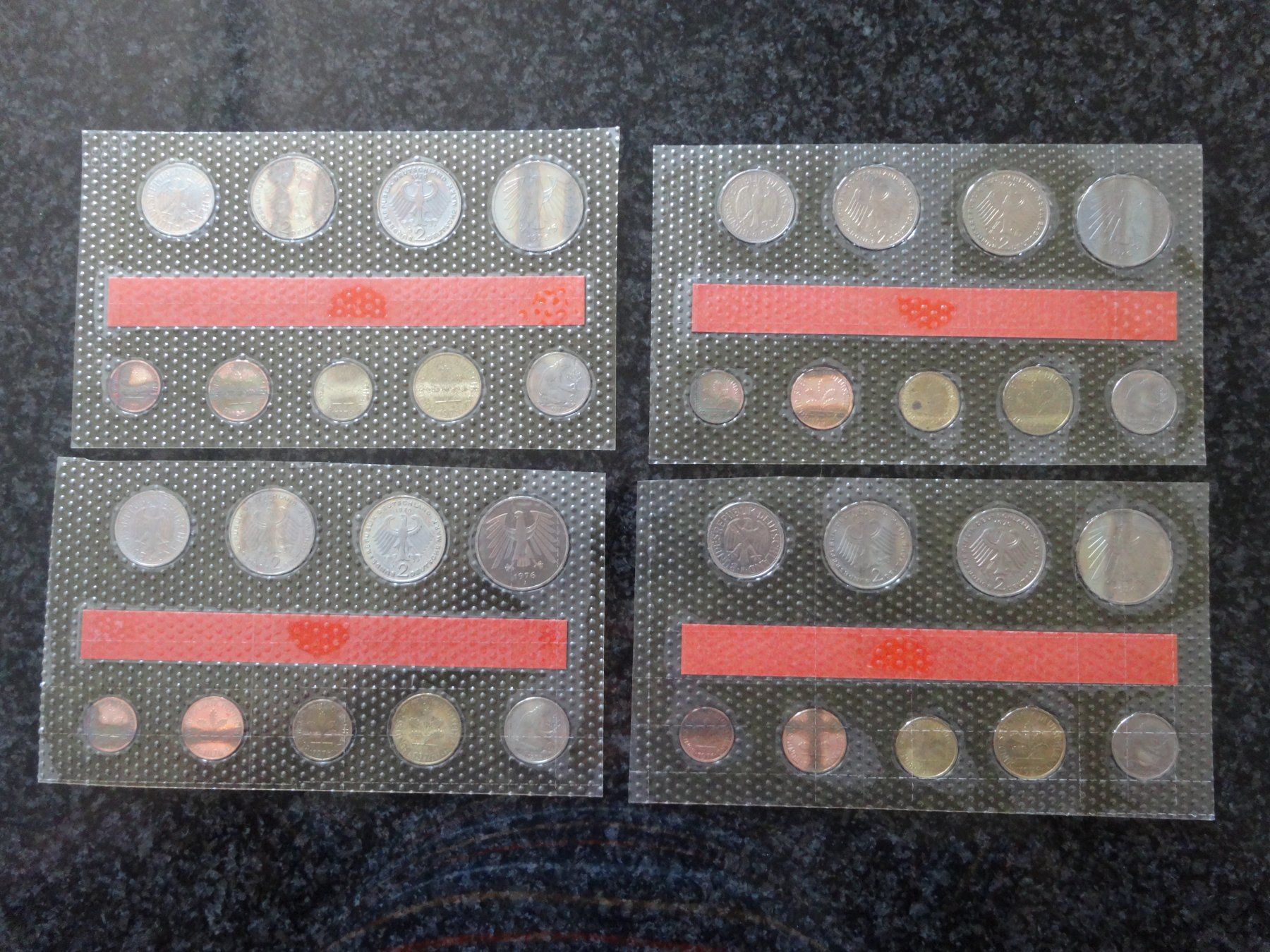 Tutti le monete: Münzsätze 1976  Deutsche Mark – Nuovo (secondo la descrizione) da Frauenfeld venduto da gluecksei 1