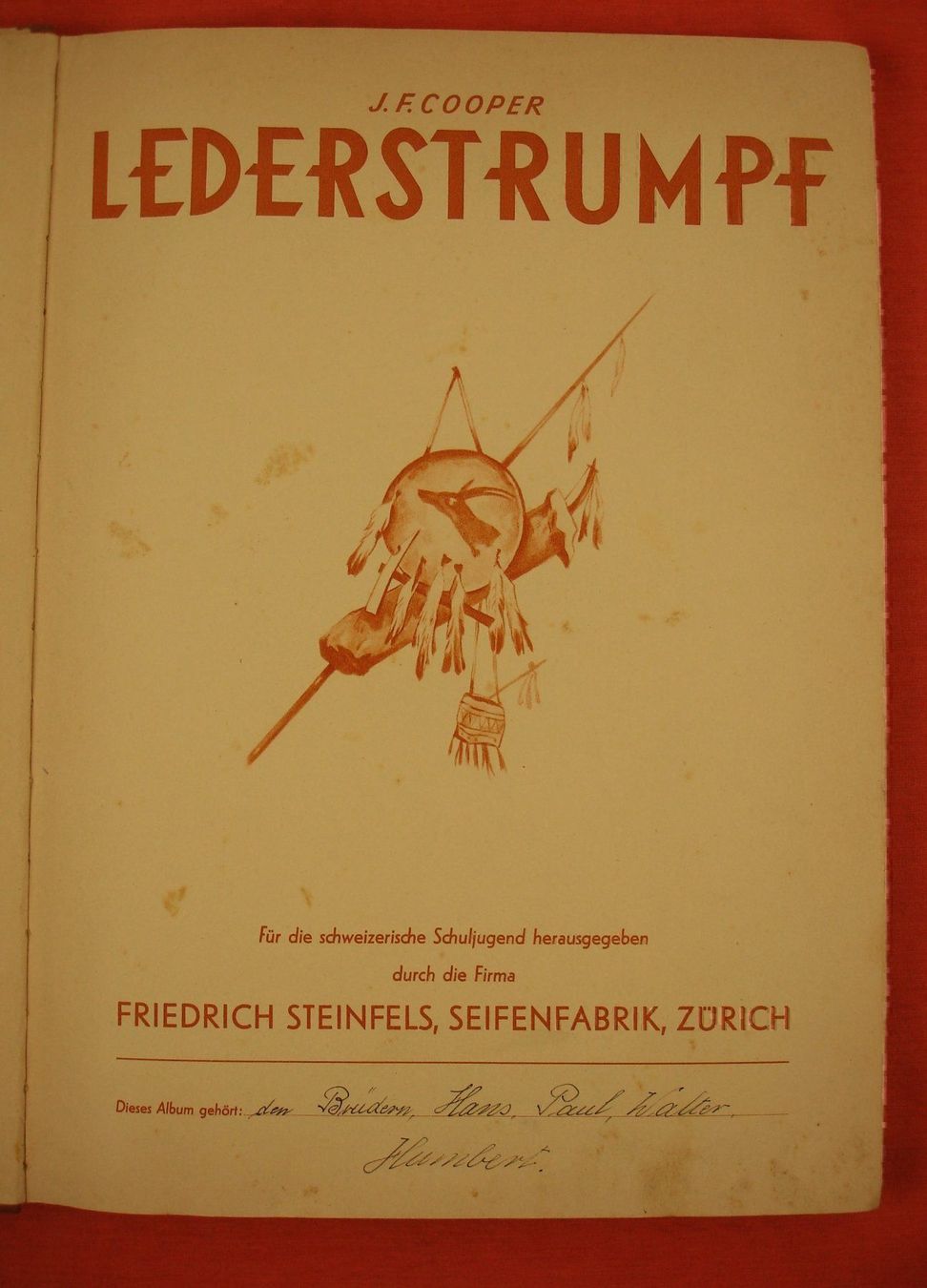 Libri: LEDERSTRUMPF SAMMELBILDERALBUM – Usato da Grüningen venduto da Kartensammler 1