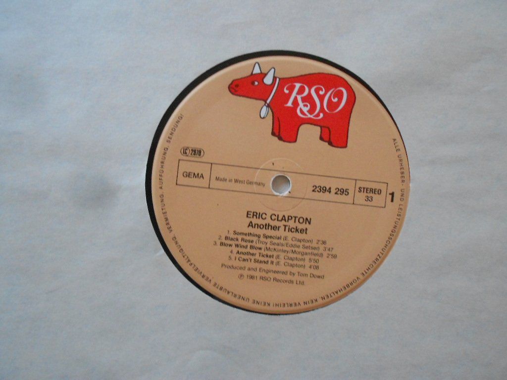 Schallplatten: ERIC CLAPTON  -  ANOTHER TICKET – Gebraucht aus Bex von Giorgiob 4
