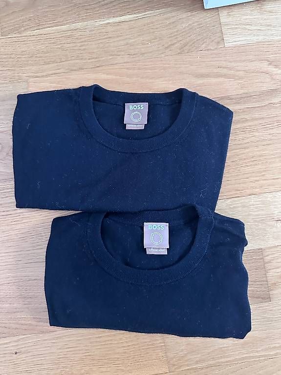 Maglioni & Felpe: 2 BOSS Kurzarm Pullover Schwarz Merinowolle Gr. M – Usato da Basel venduto da Ste_j5qf 4