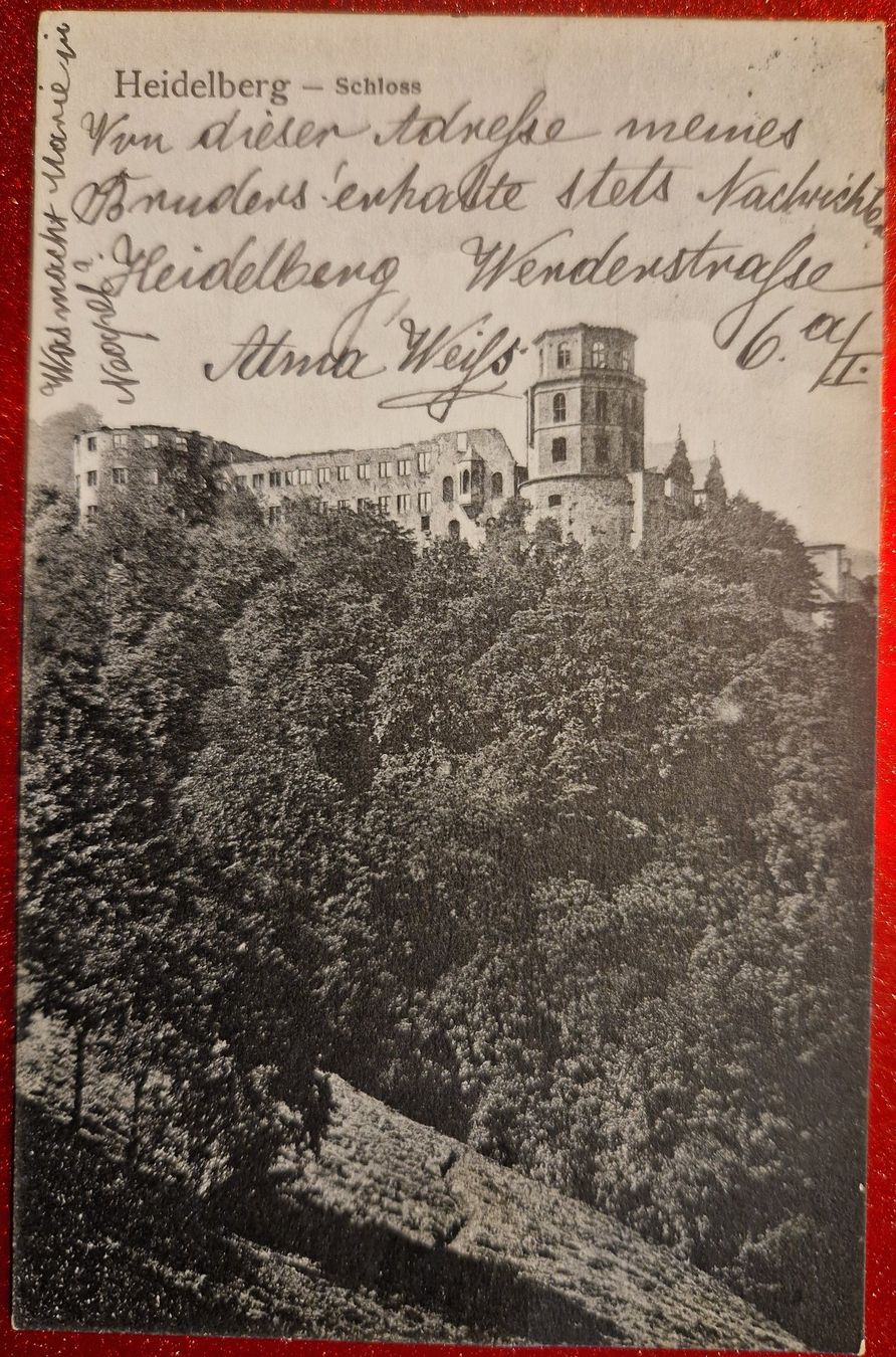Cartoline postali: Heidelberg Schloss 1915 – Usato da Melchnau venduto da Fishel