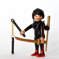 PLAYMOBIL FI?URES 9444 SERIE 14 girls 09 NINJA WOMAN‪‪