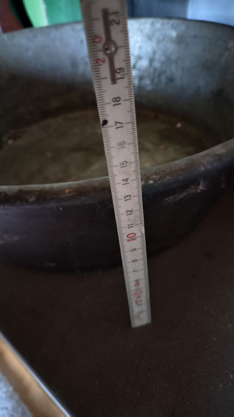 Pentole: Kupfertopf mit Henkel alt ca. 40 cm Durchmesser – Usato da Kölliken venduto da Upcycling-by-Mc-TAM 4