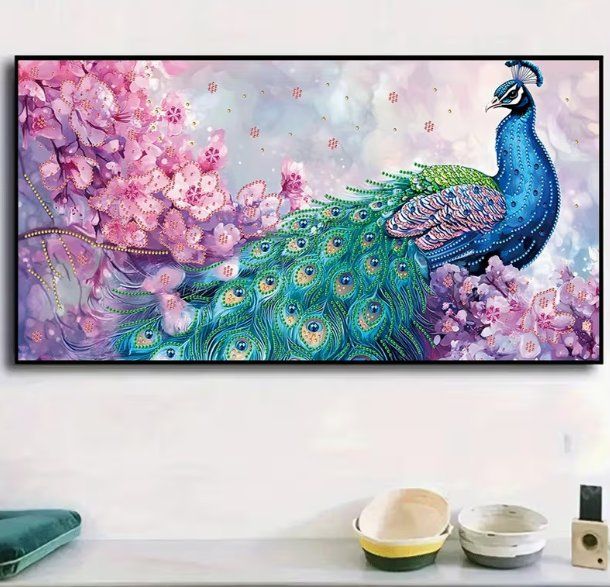 Kits de loisir créatif: Diamond Painting Pfau – Neuf avec emballage d'origine à Obergösgen par Diamond-Painting 1