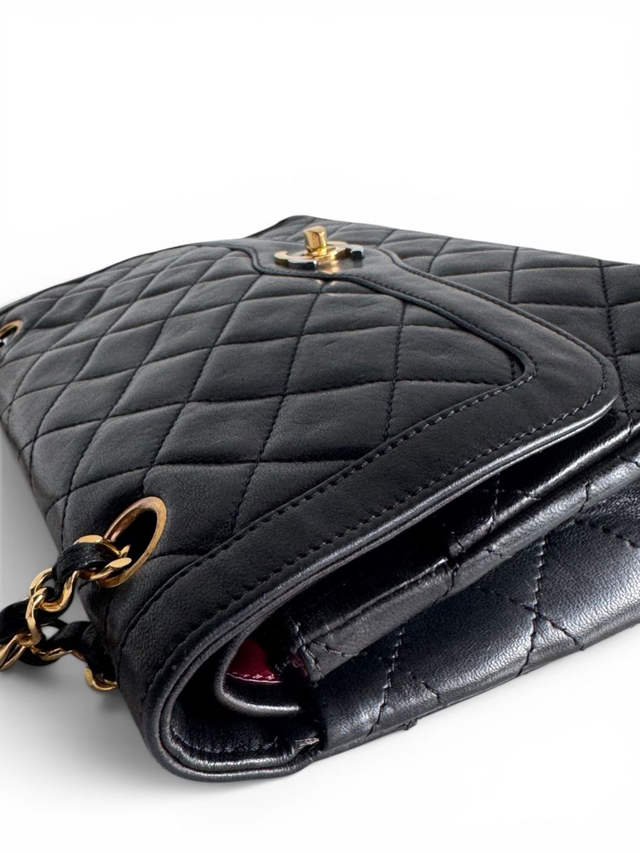 Chanel Borse da donna: CHANEL Lambskin Quilted Medium Double Flap Tasche – Usato da Kriens venduto da hannaandkiko 9