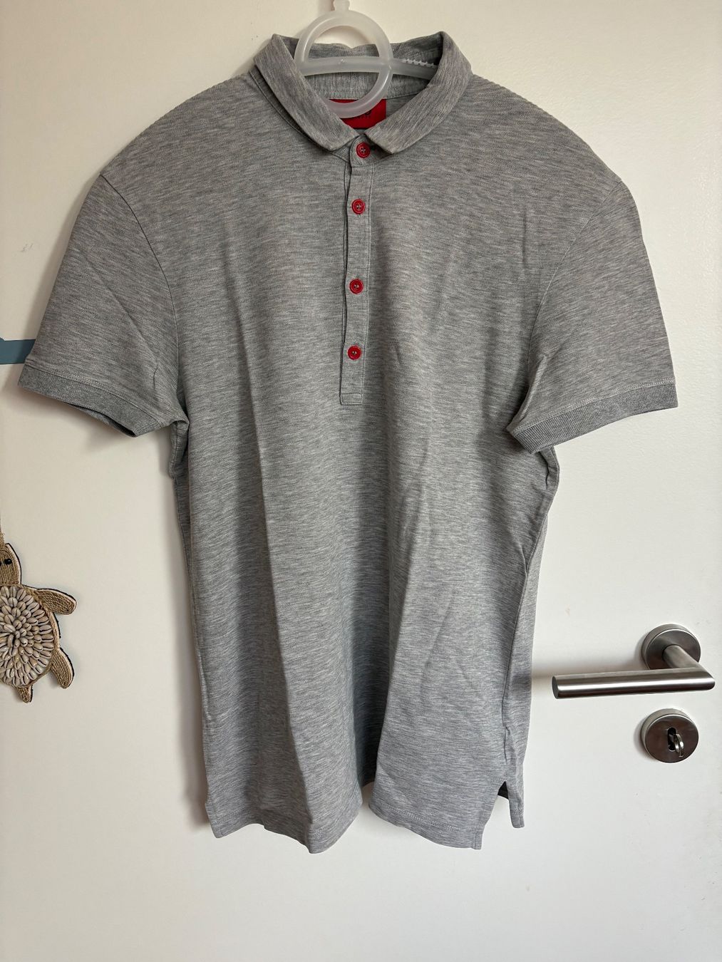 Hugo Boss Magliette Polo: Polo Hugo Boss gris – Usato da Lausanne venduto da milou201619