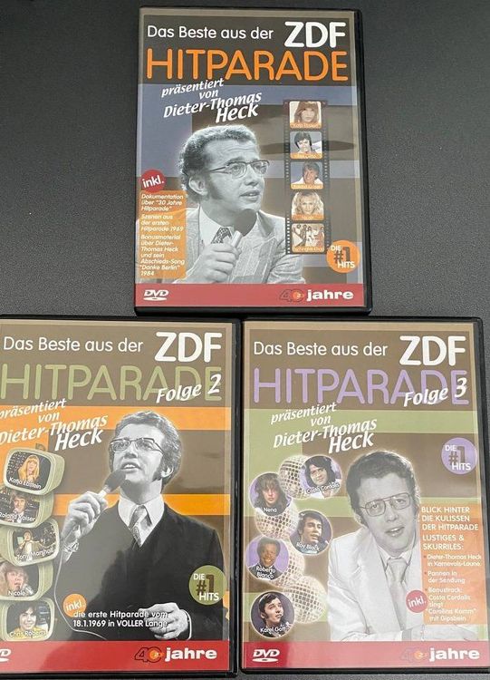 ZDF Hitparade 3 DVD`s & Melodien für Millionen 3 DVD`s (Gebraucht) in ...