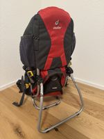 Deuter Kindertrage-Rucksack - rot/schwarz - guter Zustand