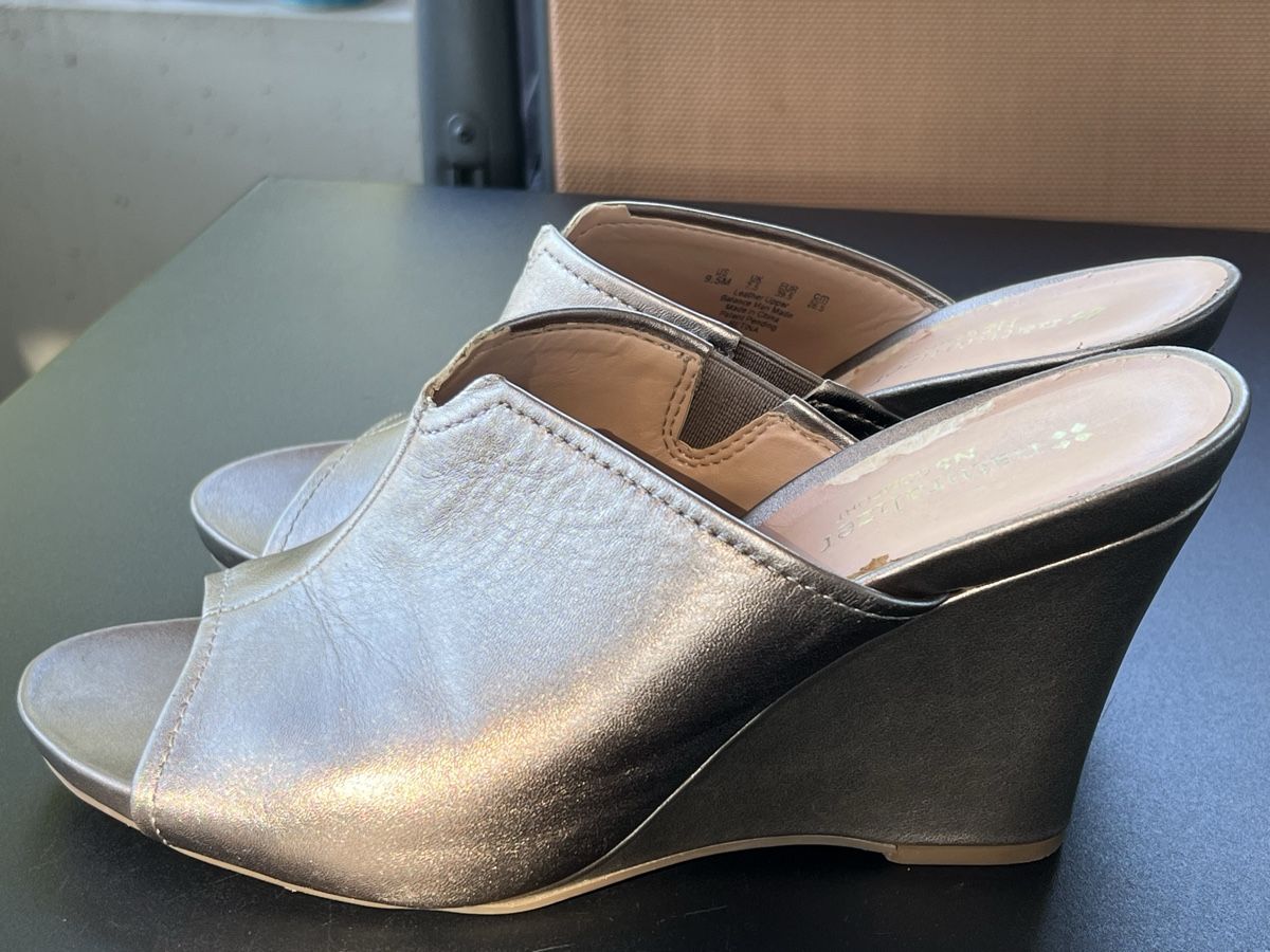 Scarpe da donna: Mules cuir bronze 40 – Usato da St-Blaise venduto da endora63 1