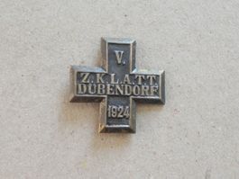 Abzeichen Sport Turnen Fest TV Turnverein  Dübendorf ZH 1924