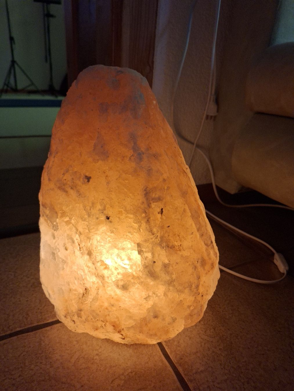 Minerali & Pietre curative: Salzkristall Stein- Lampe – Usato da Biberist venduto da Hope40