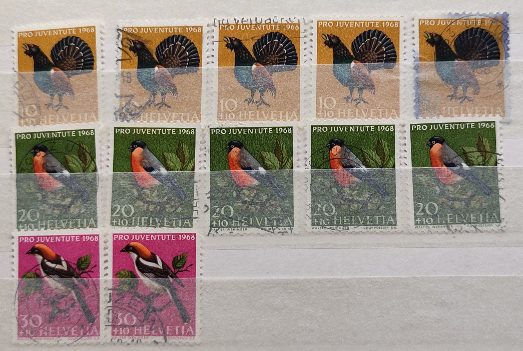 Tutti i francobolli: Briefmarken Pro Juventute 1968 – Usato da Baar venduto da Maxlee75