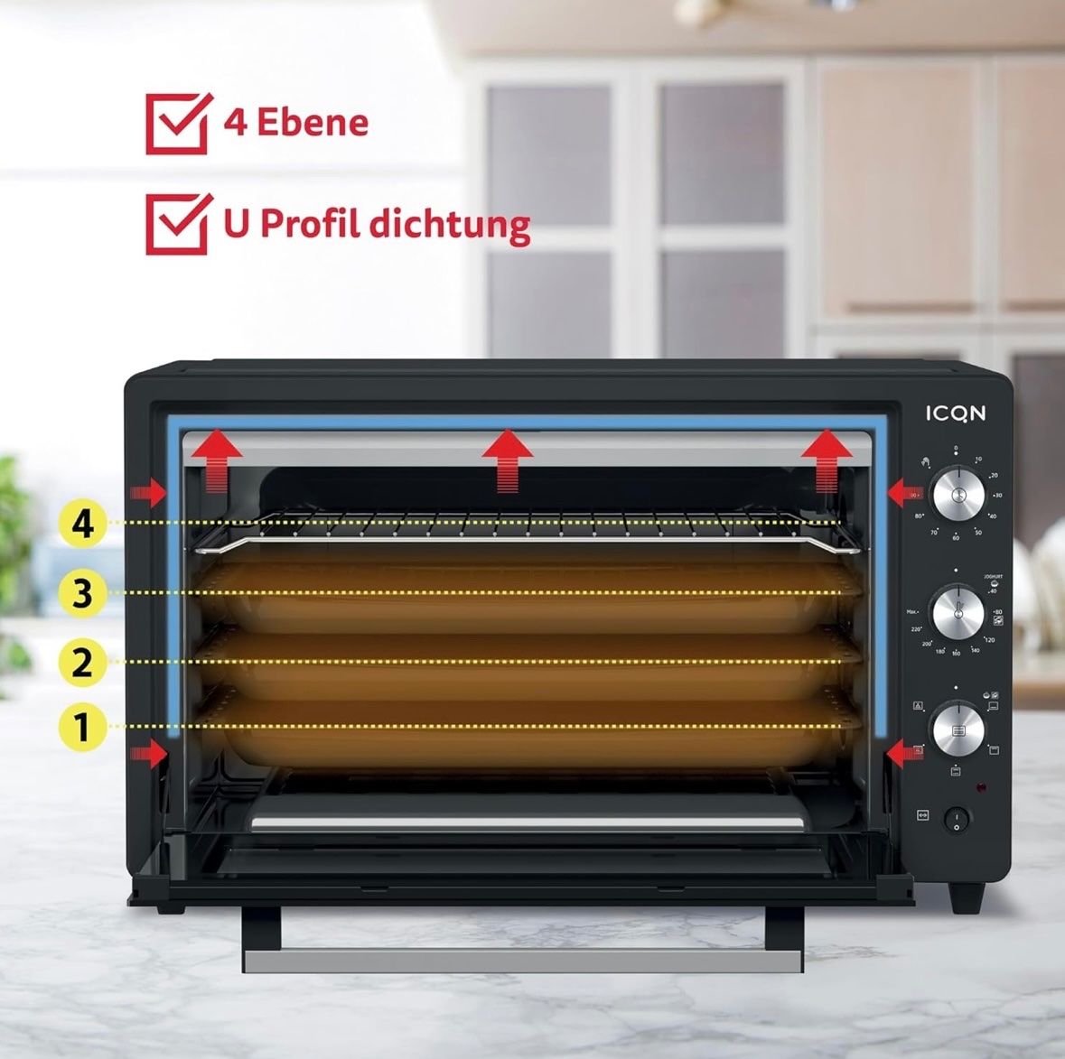 Fours: Minibackofen ICQN Rustik 60 Liter – D'occasion à Bottmingen par bj824 3
