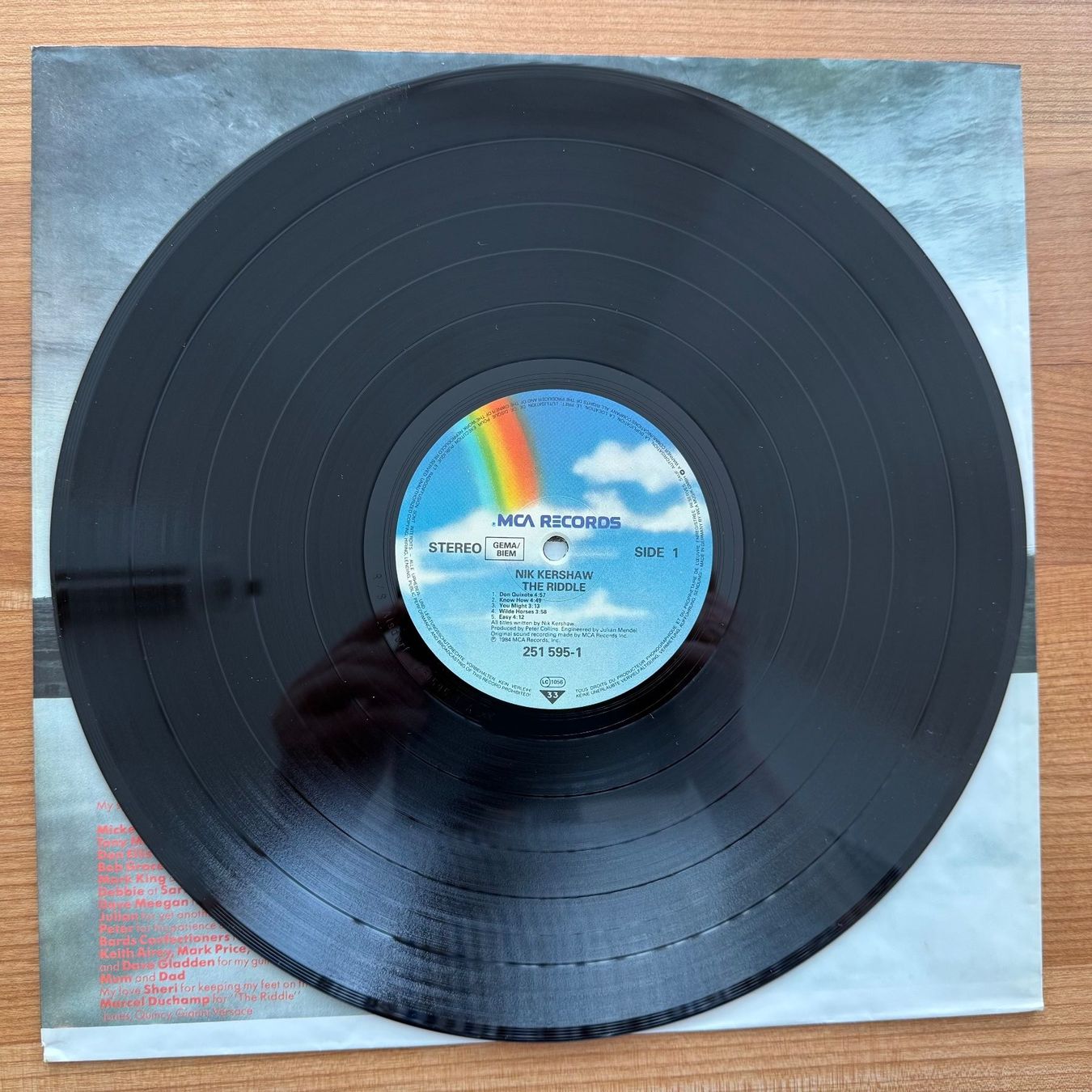 Dischi in vinile: NIK KERSHAW - THE RIDDLE – Usato da Zürich venduto da fehlton 2