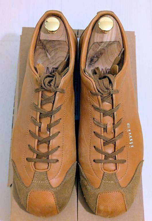Scarpe da uomo: Ilmia - handgefertigte Leder-Sneaker – Usato da Chur venduto da himmel-blau 2
