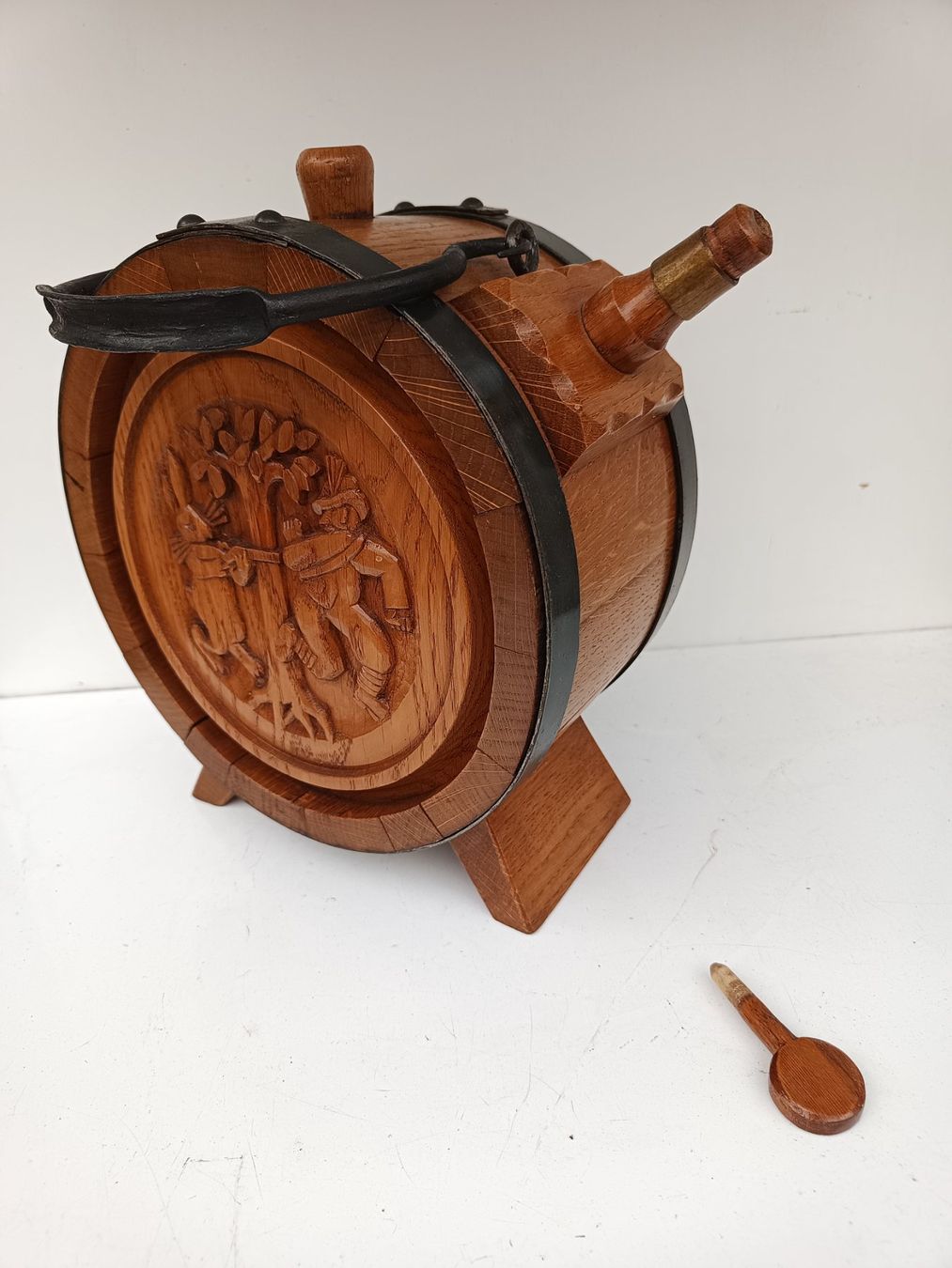 Accessori: Holzfass Schnapsfass Weidmanndspech Jäger – Usato da Oberegg venduto da A-Z.Handel.Loehrer 1