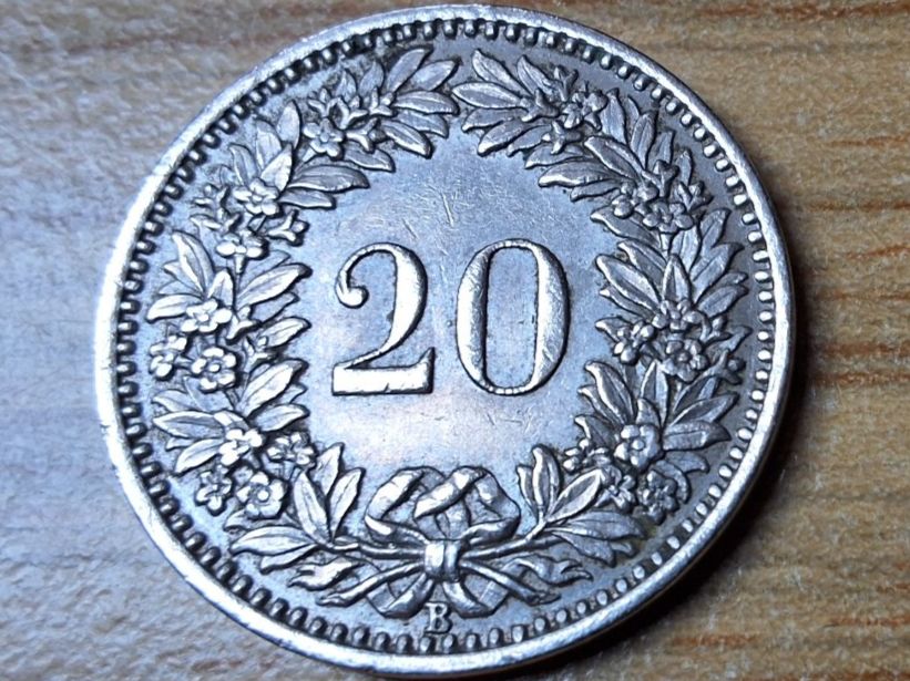 Tutti le monete: 20 Rappen 1947 - fast vorzüglich! – Usato da Münchenstein venduto da purbach1 9