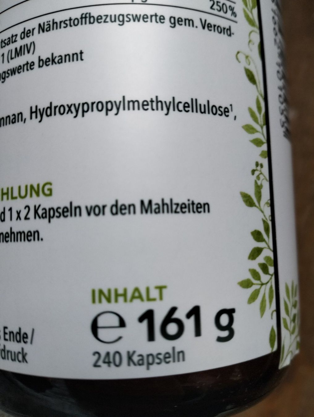 Cibi & Specialità: 2 Neue Packungen Glucomannan – Nuovo (secondo la descrizione) da Crèmines venduto da Trampeltreu 3