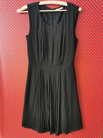 mint&berry Plissee Kleid schwarz Gr. 36 S