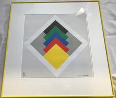 Lithografie Konkrete - Kunst signiert Meier   (ID H30)