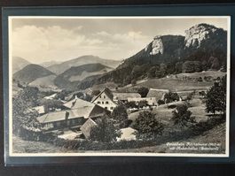 AK 1933, Ferienheim Kilchzimmer mit Ankenballen (BL)