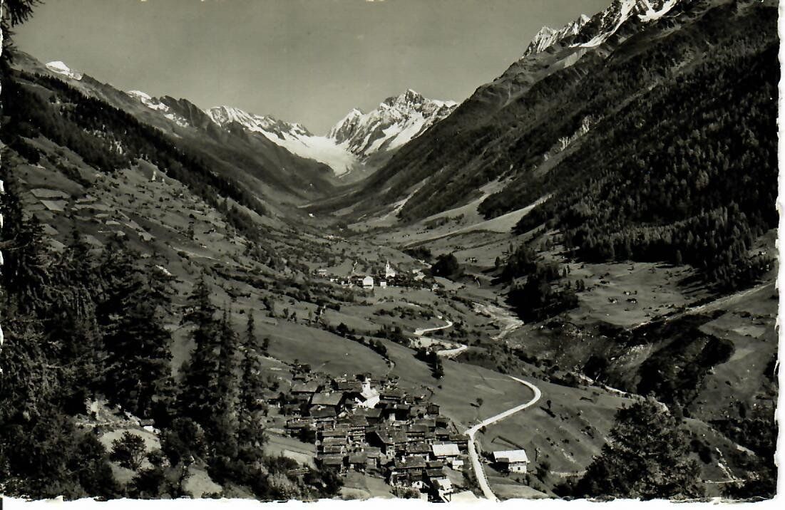 Ansichtskarten: Lötschental mit Ferden und Kippel – Gebraucht aus Hochdorf von Ziegel-16