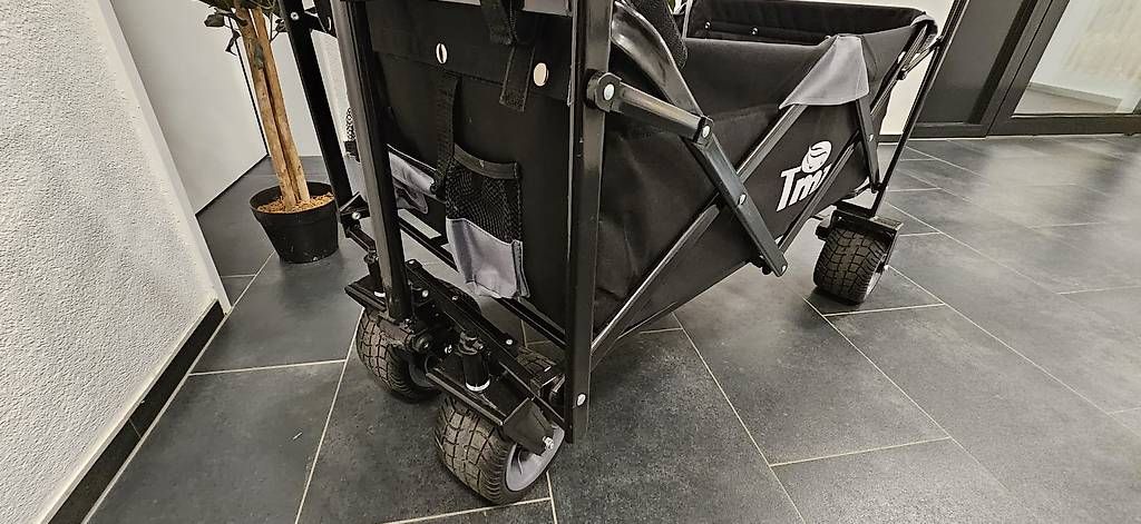 Transportwagen: Bollerwagen, Campingwagen schwarz – Gebraucht aus Arbon von my_shopping 4