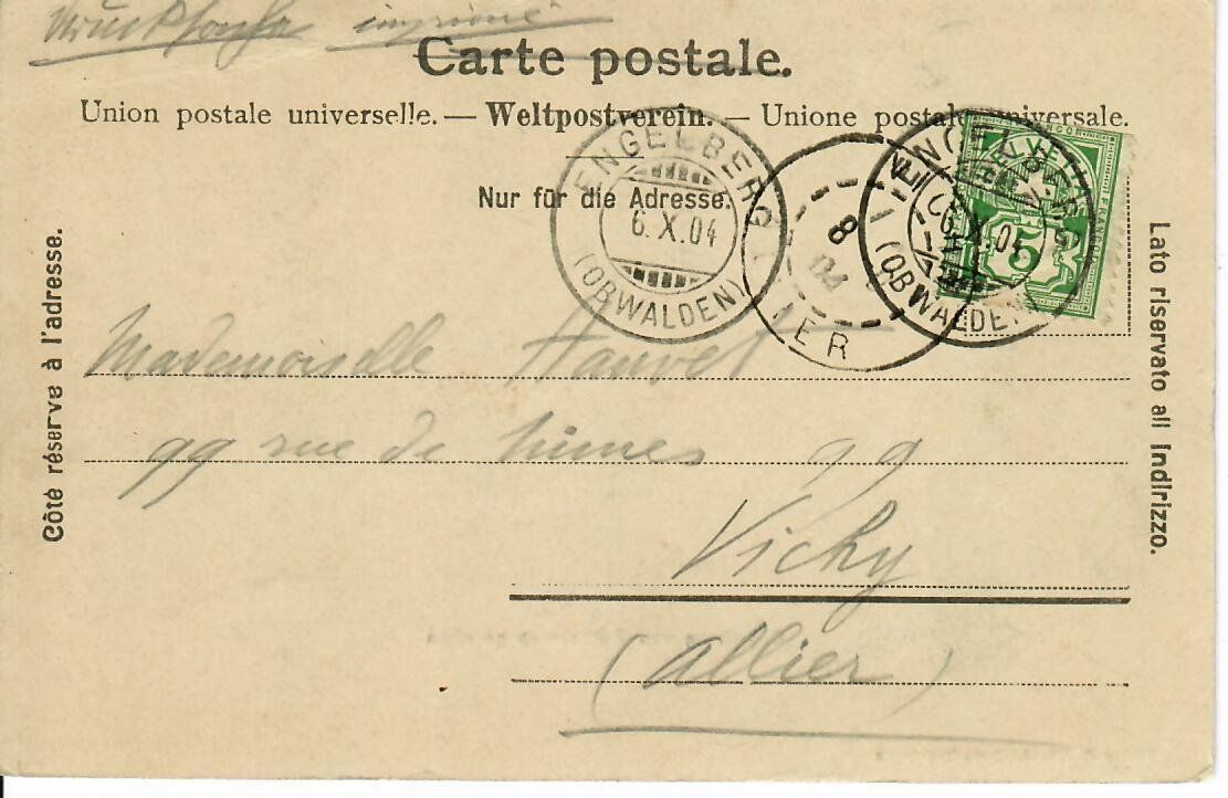 Cartes postales: Engelberg  1904 – D'occasion à Hochdorf par Ziegel-16 1