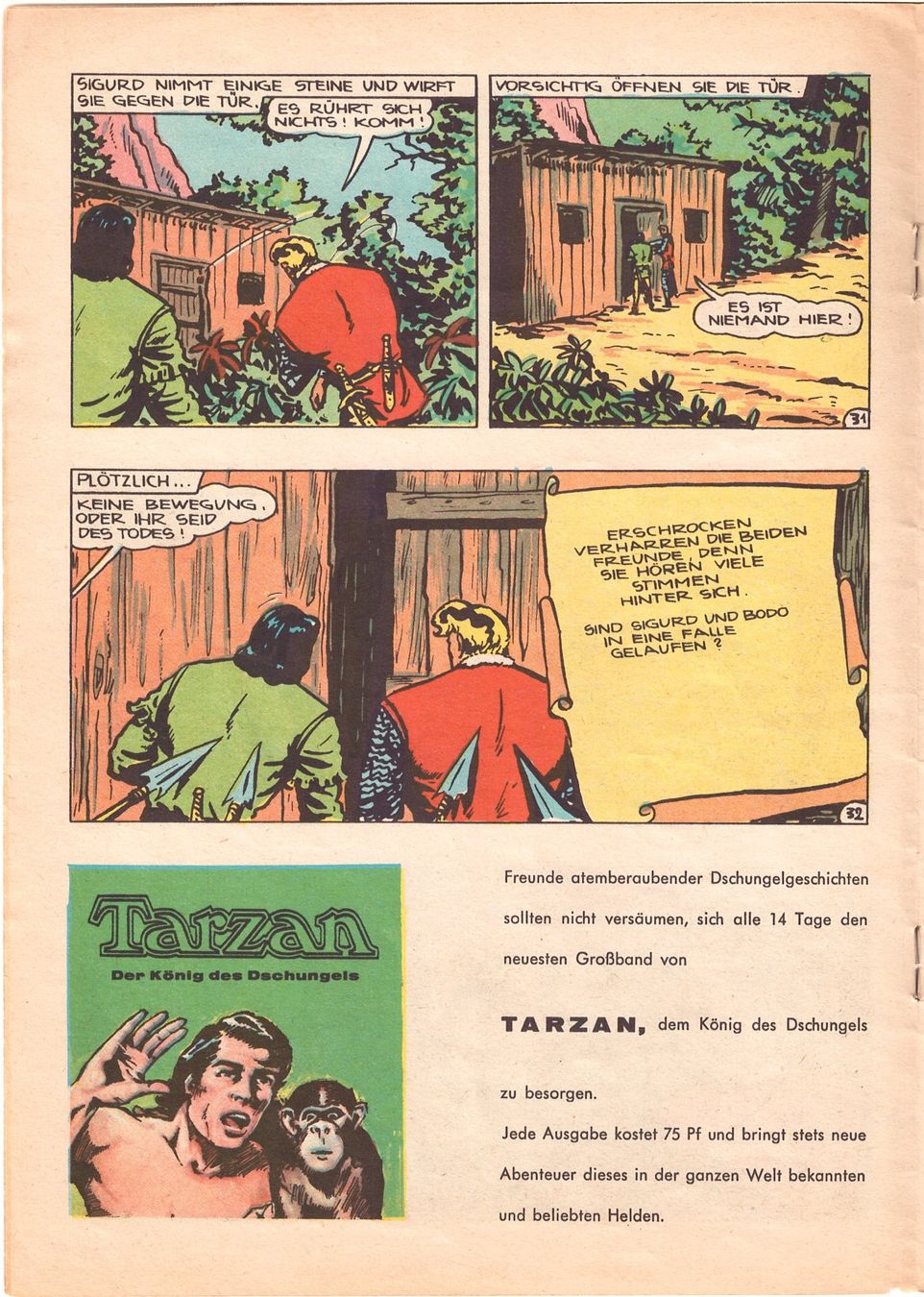Fumetti: Sigurd Grossband Nr. 75 Original Lehning – Usato da Bern venduto da Saxeton 1
