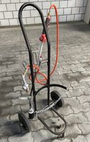 Gasbrenner mit Transportwagen wenig gebraucht