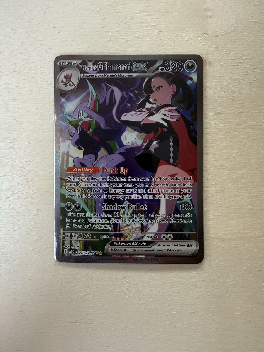 Pokémon Sammelbilder & Trading cards: Marnie’s Grimmsnarl SIR – Neu (gemäss Beschreibung) aus St-Maurice von Whatty