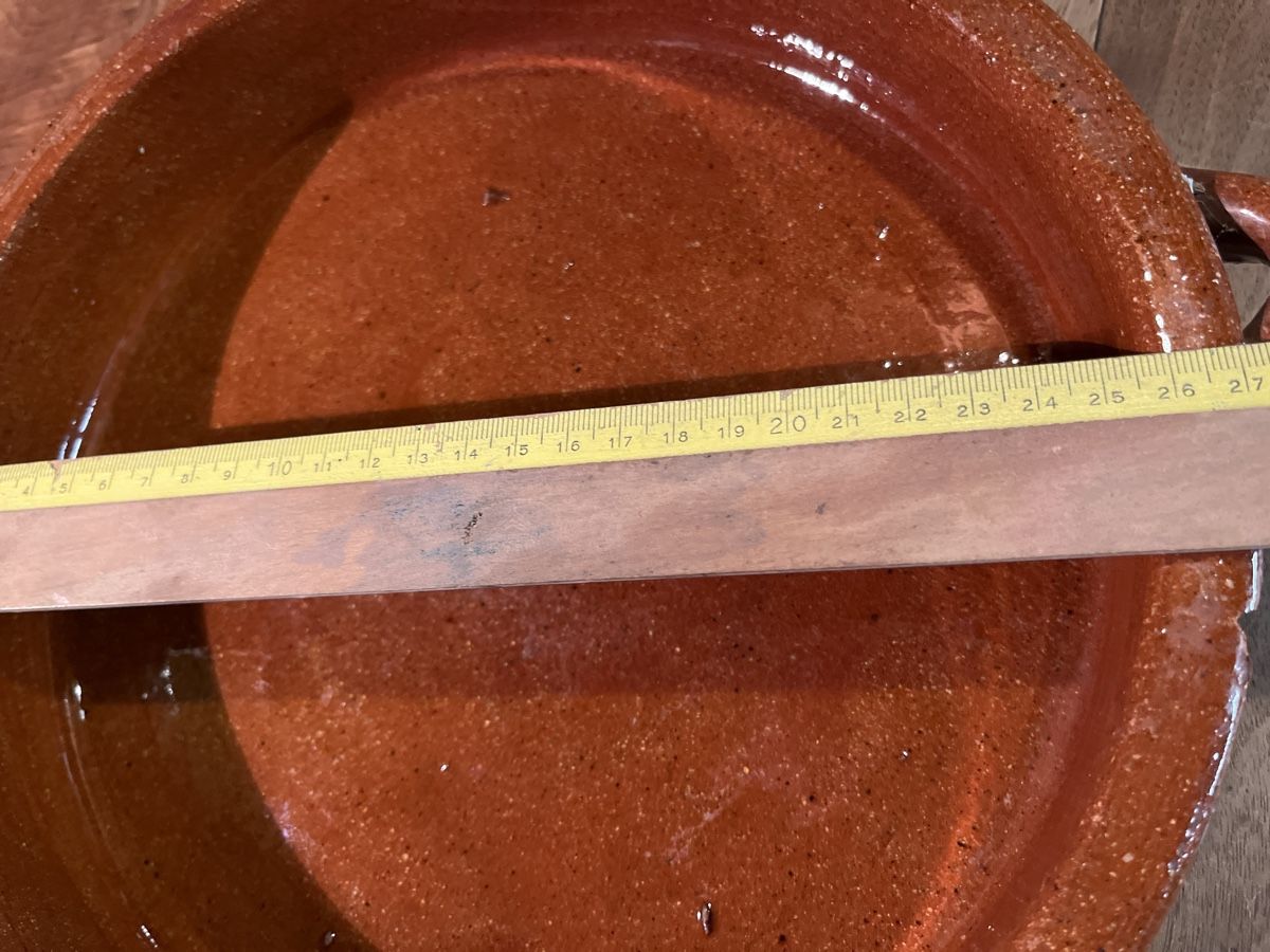 Schalen: Steingut Schüssel, innen glasiert, Durchmesser 26 cm – Gebraucht aus Wila von Fritz-Wila 2