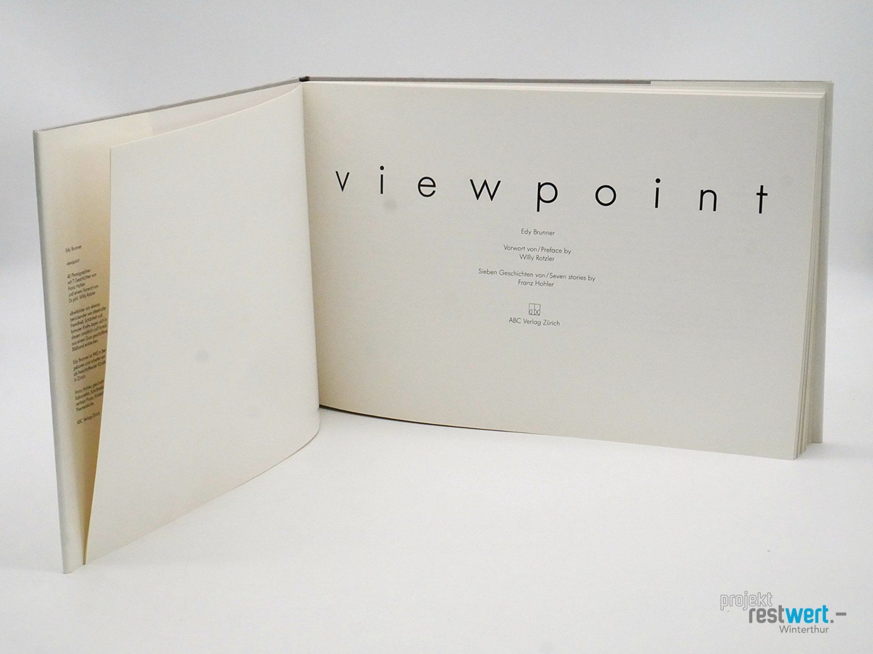 Libri: EDY BRUNNER / Viewpoint – Usato da Winterthur venduto da Restwert_Winterthur 5