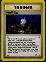 Fossil Egg 72/75 Neo Discovery