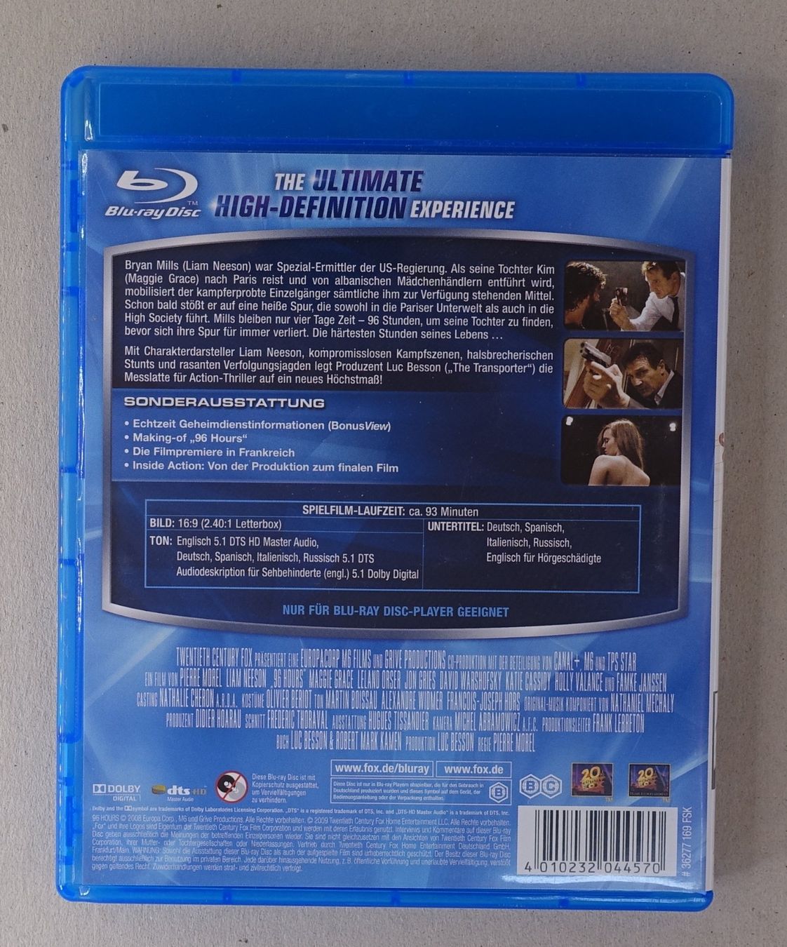 Tutti i DVDs: 96 Hours – Usato da Sessa venduto da fraenklishop 1