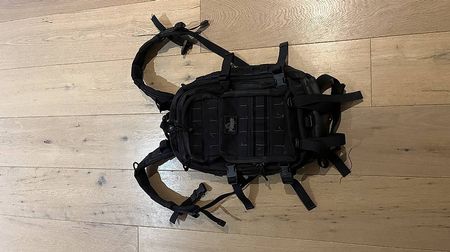 Schwarzer Polizei/Militär Rucksack