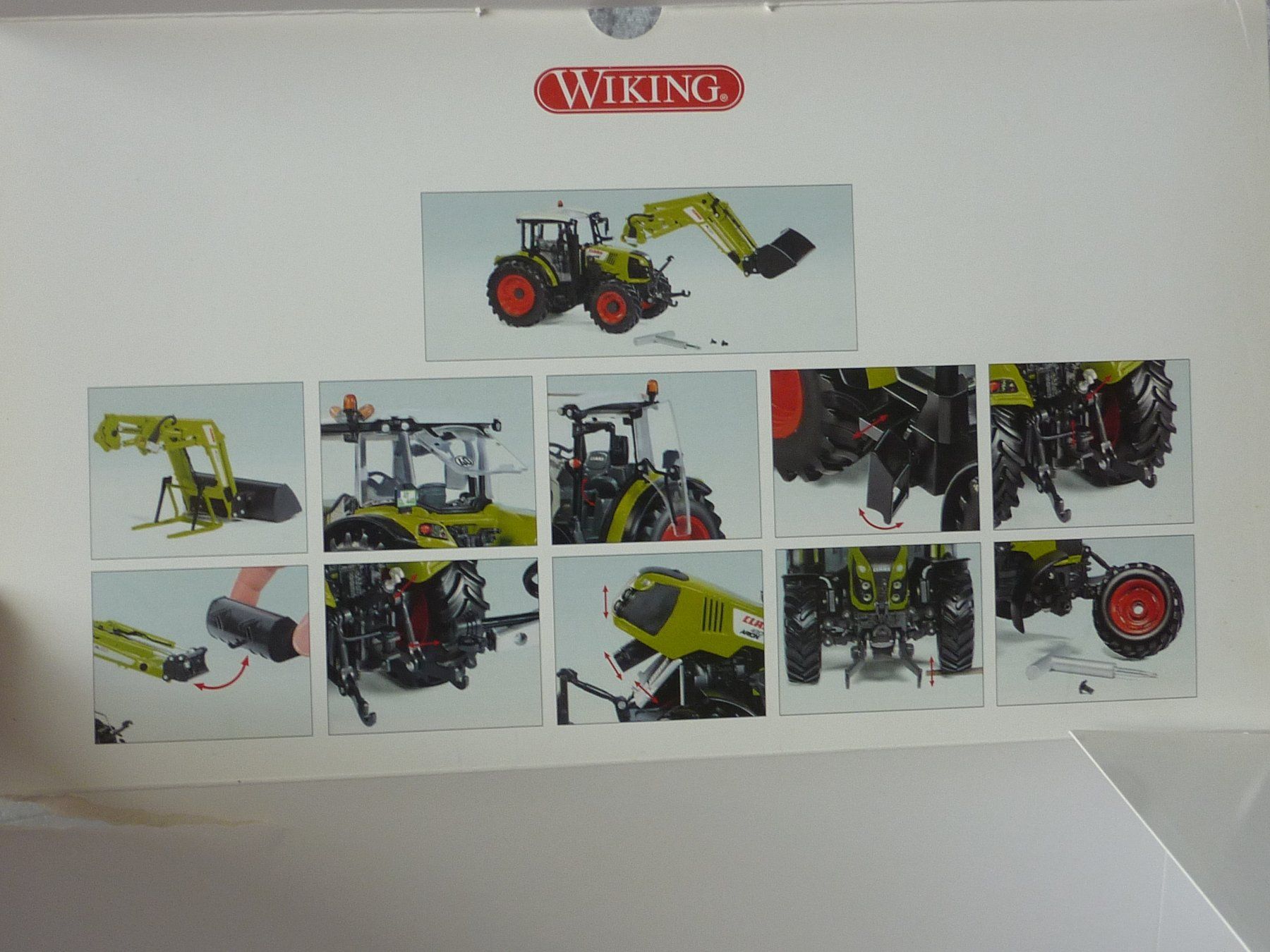 Wiking Kit di modellismo & Modellini statici: Claas Arion 430 mit Frontlader 120  1:32 – Nuovo (secondo la descrizione) da Dürrenäsch venduto da modellautos4you 6