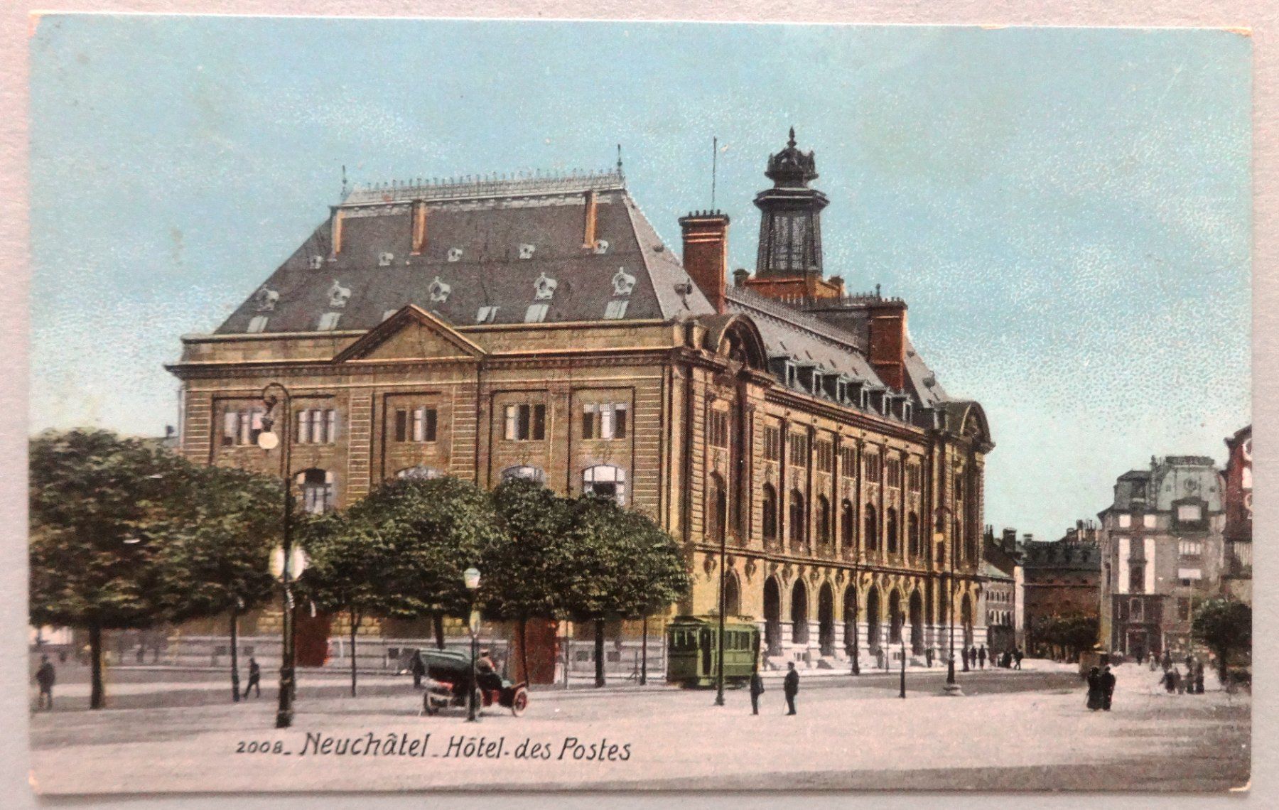 Cartoline postali: Neuchâtel, Hôtel des Postes – Usato da Fétigny venduto da Billy2miny