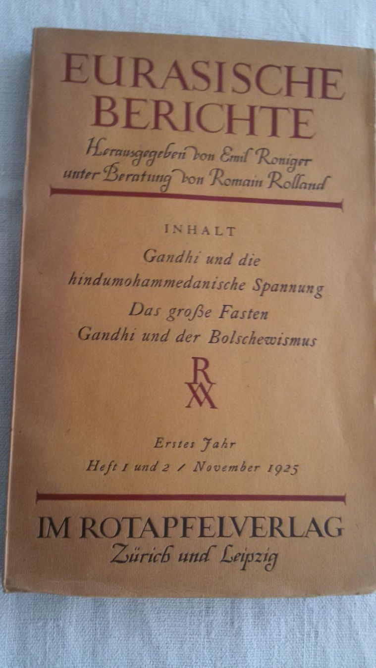 Statuette: Gandhi - Romain Rolland – Usato da Bischofszell venduto da Joachim-115 1