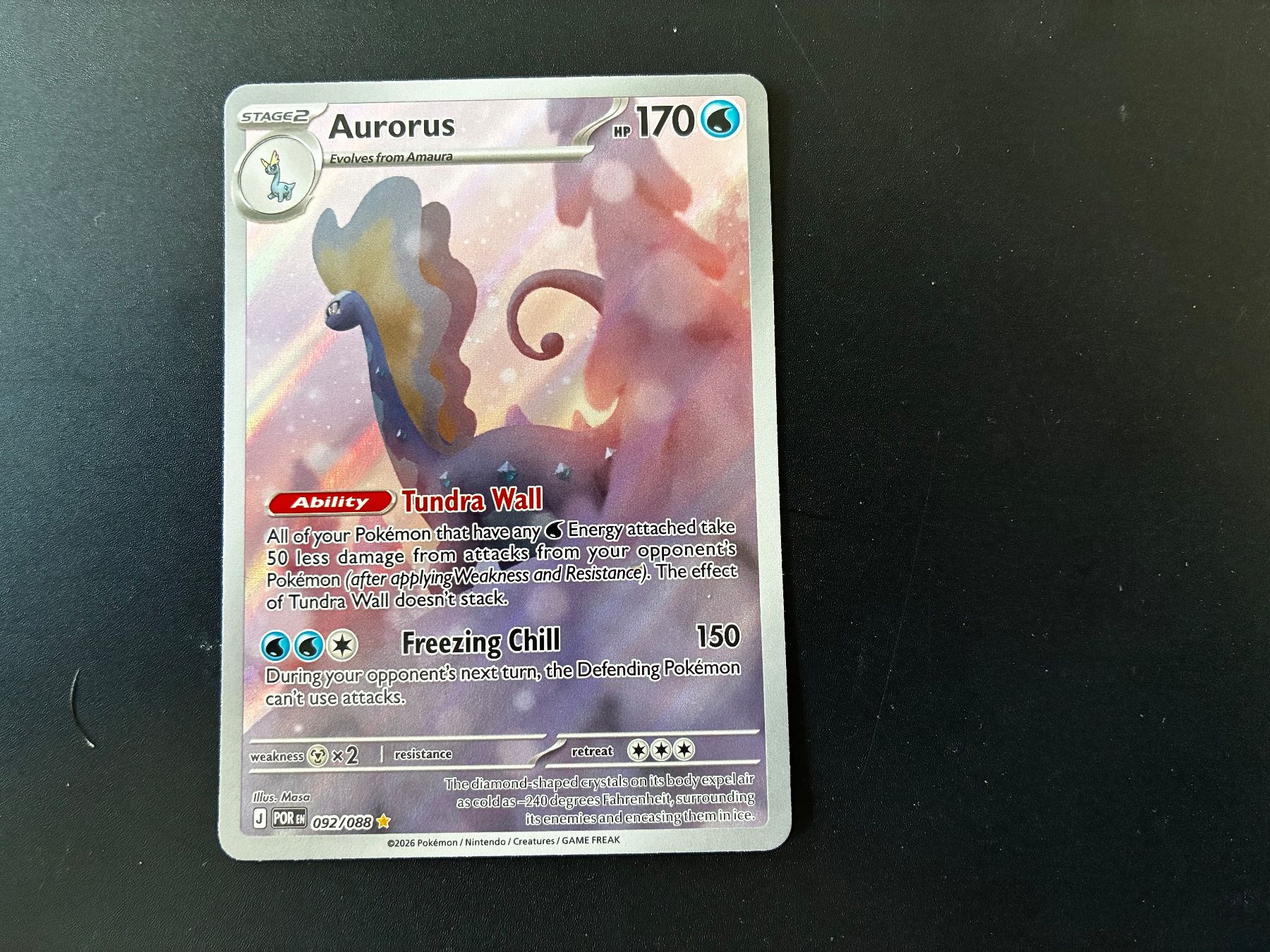 Pokémon Carte collezionabili: Aurorus 092/088 - Perfect Order - en – Nuovo (secondo la descrizione) da Hütten venduto da yve_tf69