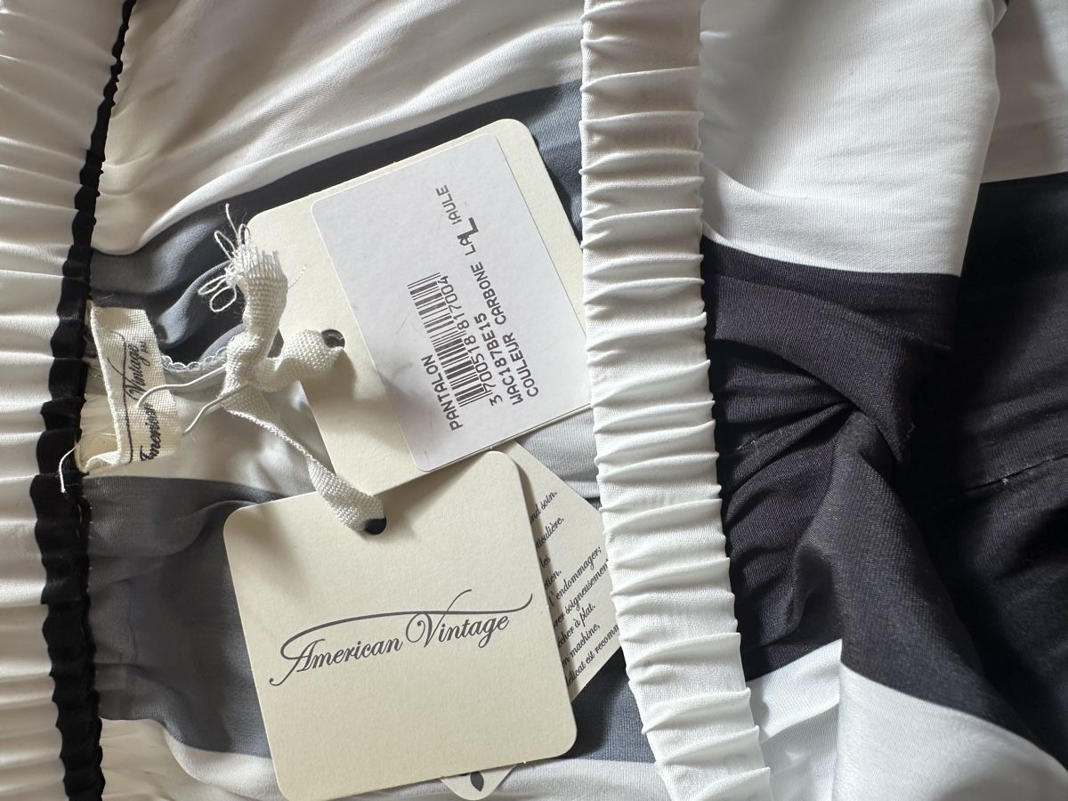 Pantaloni: TRENDIGE STATEMENT HOSE – SCHWARZ/WEISS – Nuovo e nell'imballaggio originale da Schaffhausen venduto da rot_yyy7 1