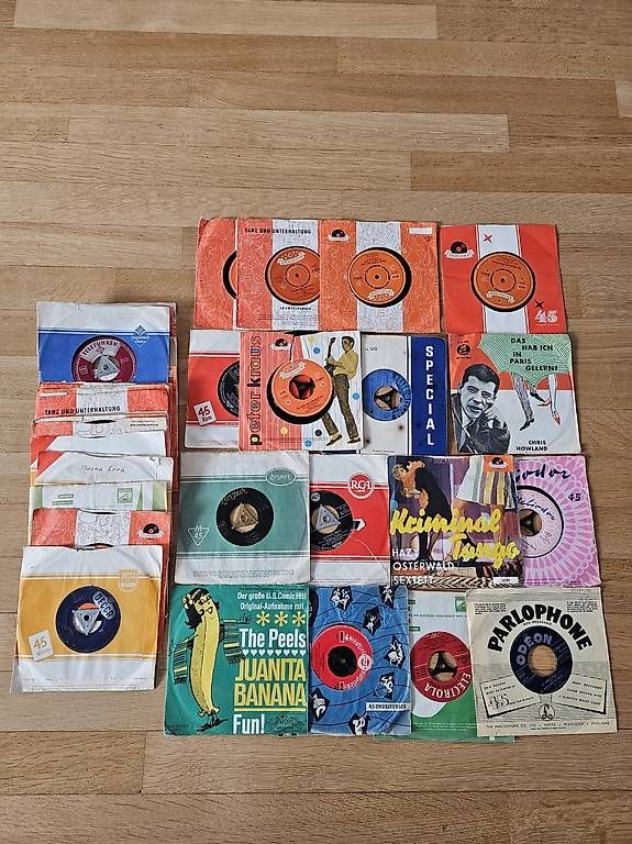 Dischi in vinile: 33 Single Platten ideal für eine Jukebox  – Usato da Reinach BL venduto da Oldiefan53 1