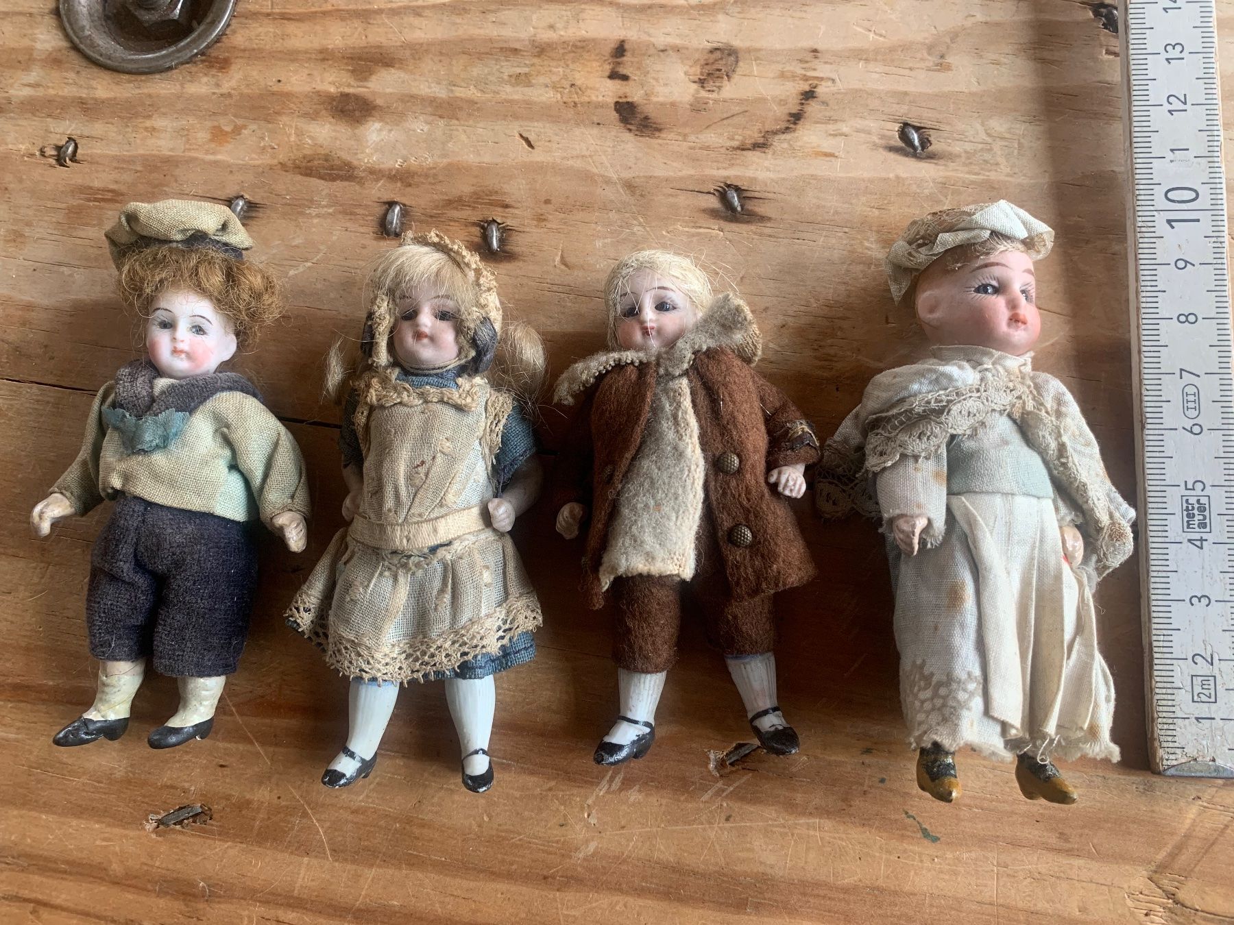 Bambole: 4 antike Puppen – Usato da Bibern SO venduto da wecafra 1